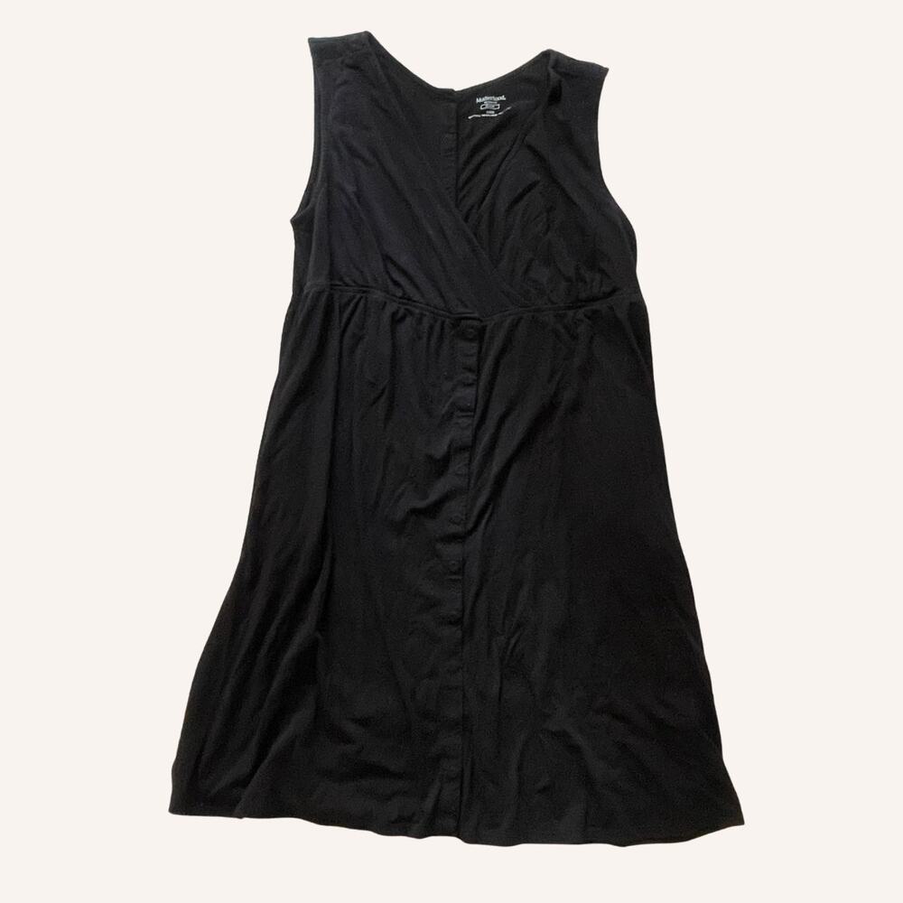 MOTHERHOOD maternity sleep dress size large L hospital gown nursing